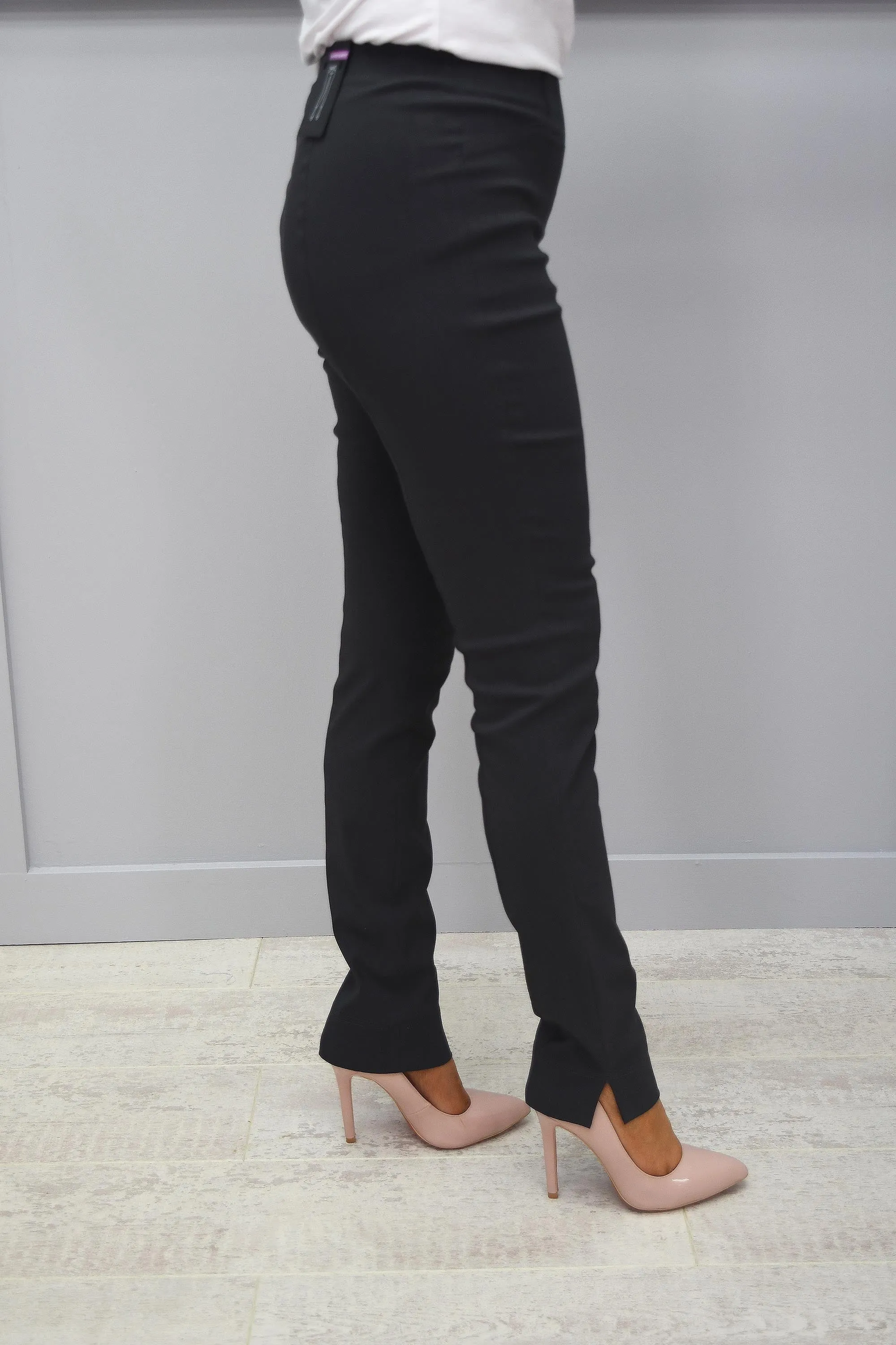 Robell Rose Super Slim Grey Trousers - 51673 5499 97