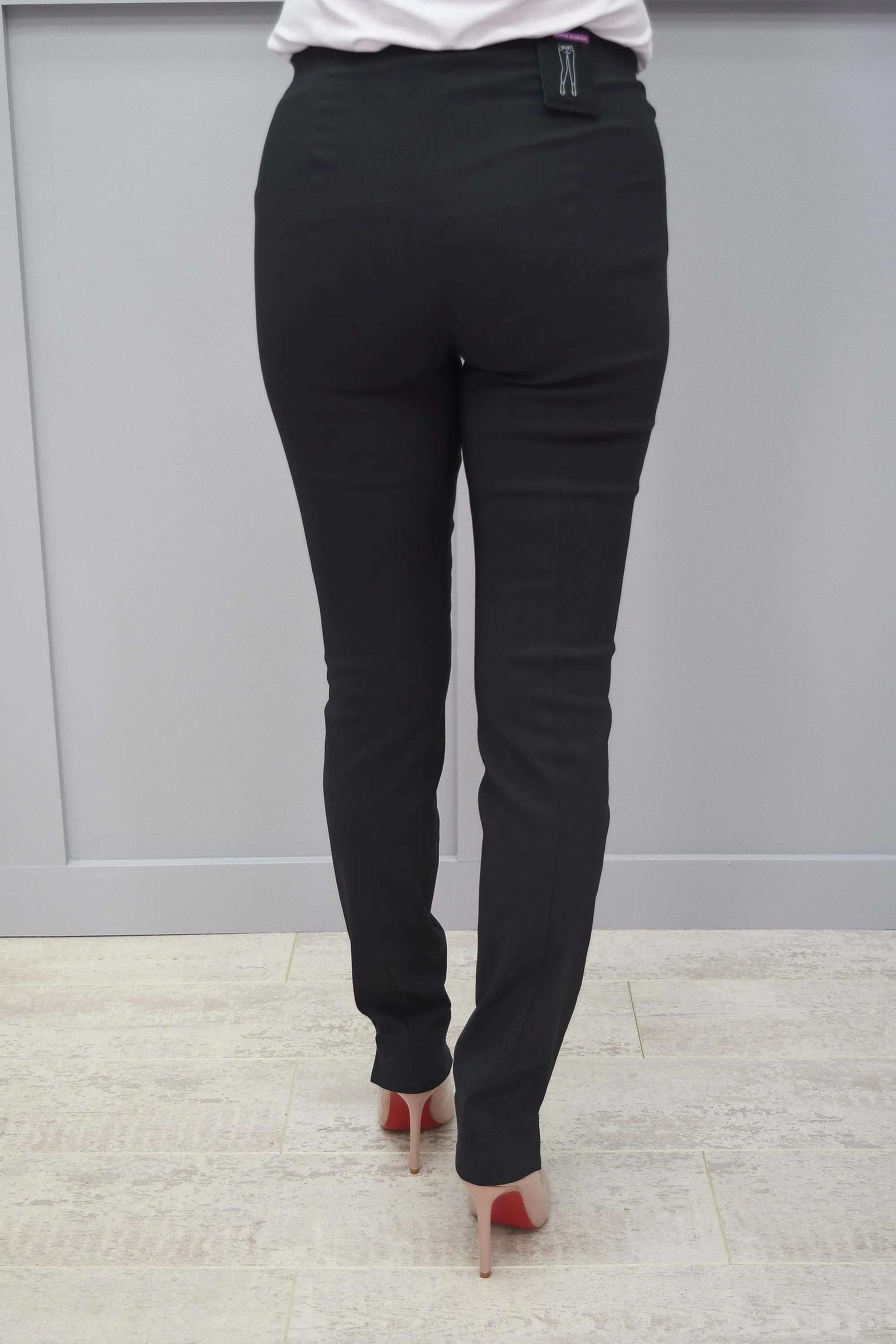 Robell Rose Super Slim Grey Trousers - 51673 5499 97