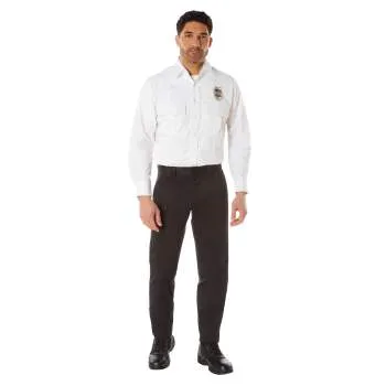 Rothco Long Sleeve Uniform Shirt / White