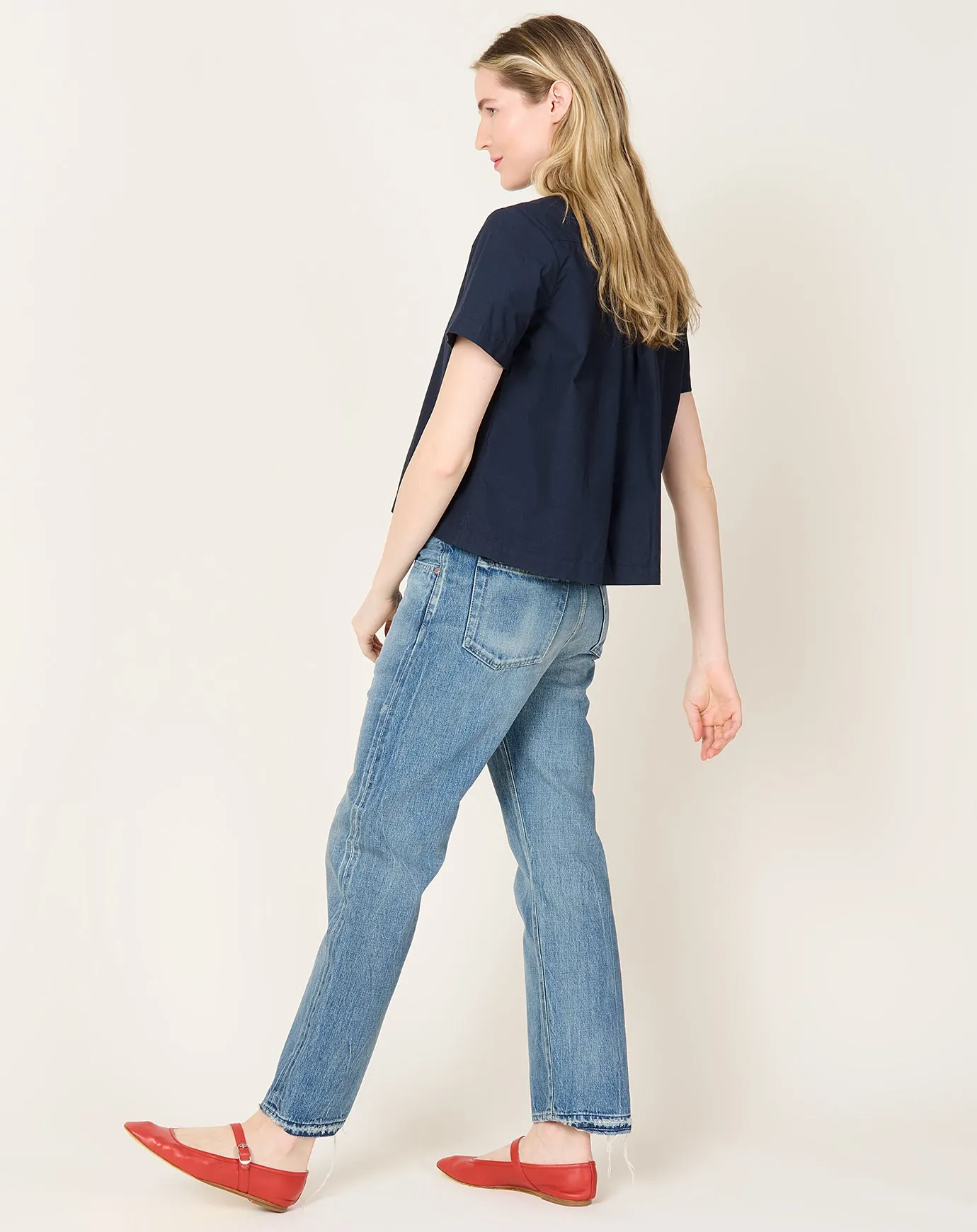 Selvedge Denim Vintage Straight Cut in Used Medium
