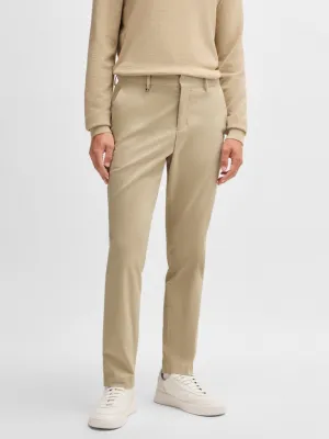 STRETCH-COTTON TROUSERS Beige