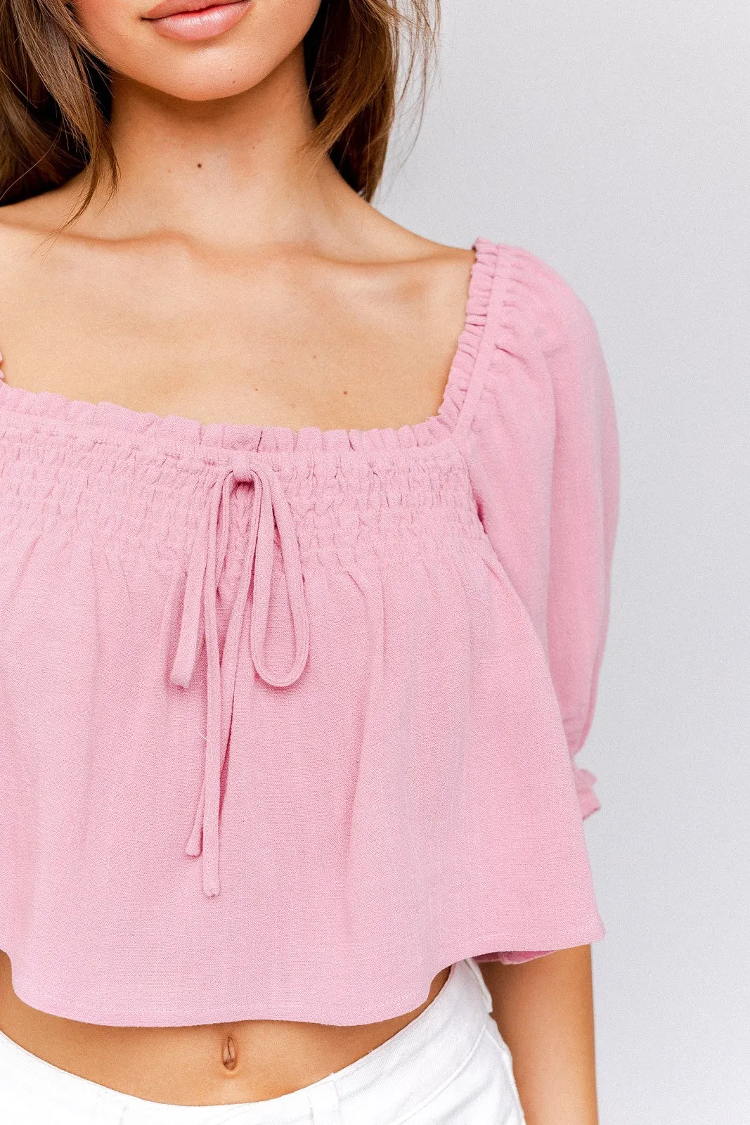 Sweet Serenity Short Sleeve Flared Top