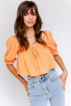 Sweet Serenity Short Sleeve Flared Top