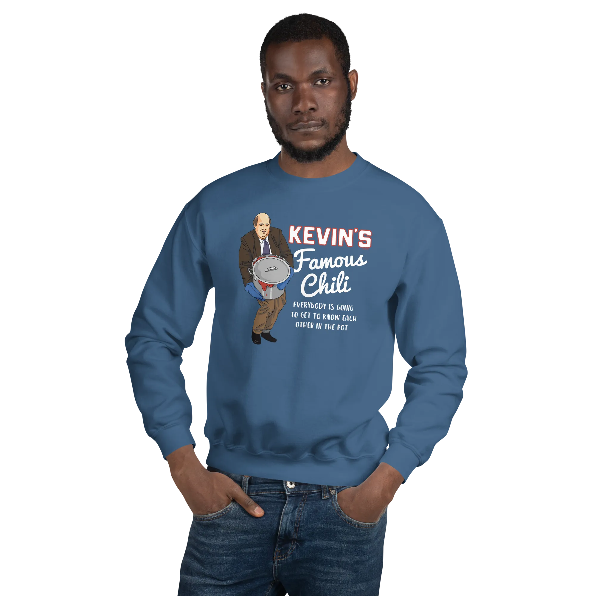 The Office Kevin's Famous Chili Fleece Crewneck Sweatshirt