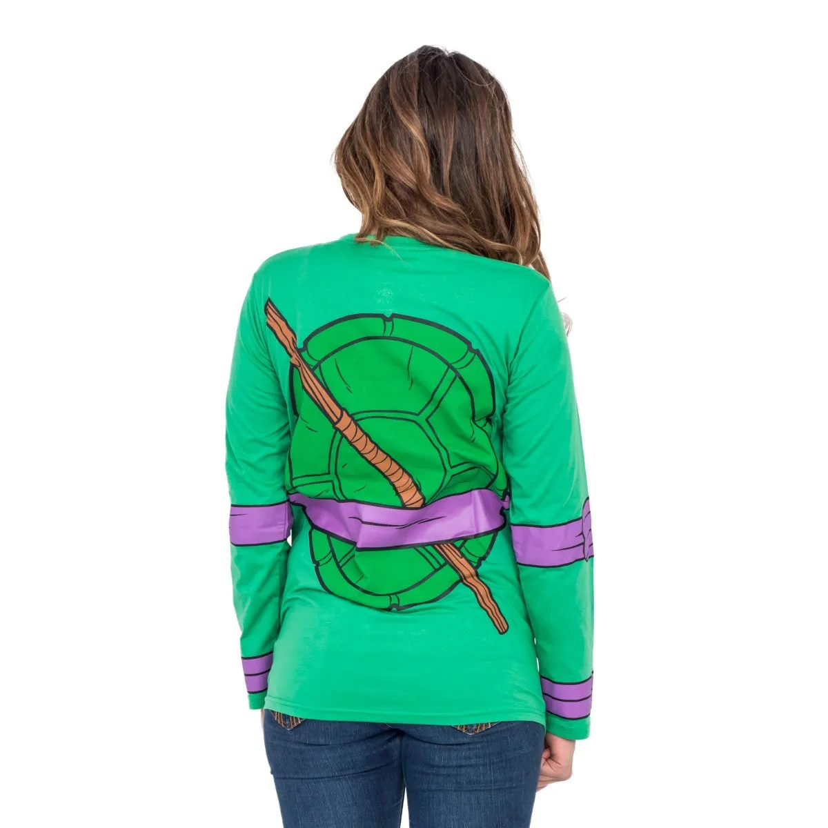 TMNT Long Sleeves Costume T-shirt & Eye Mask