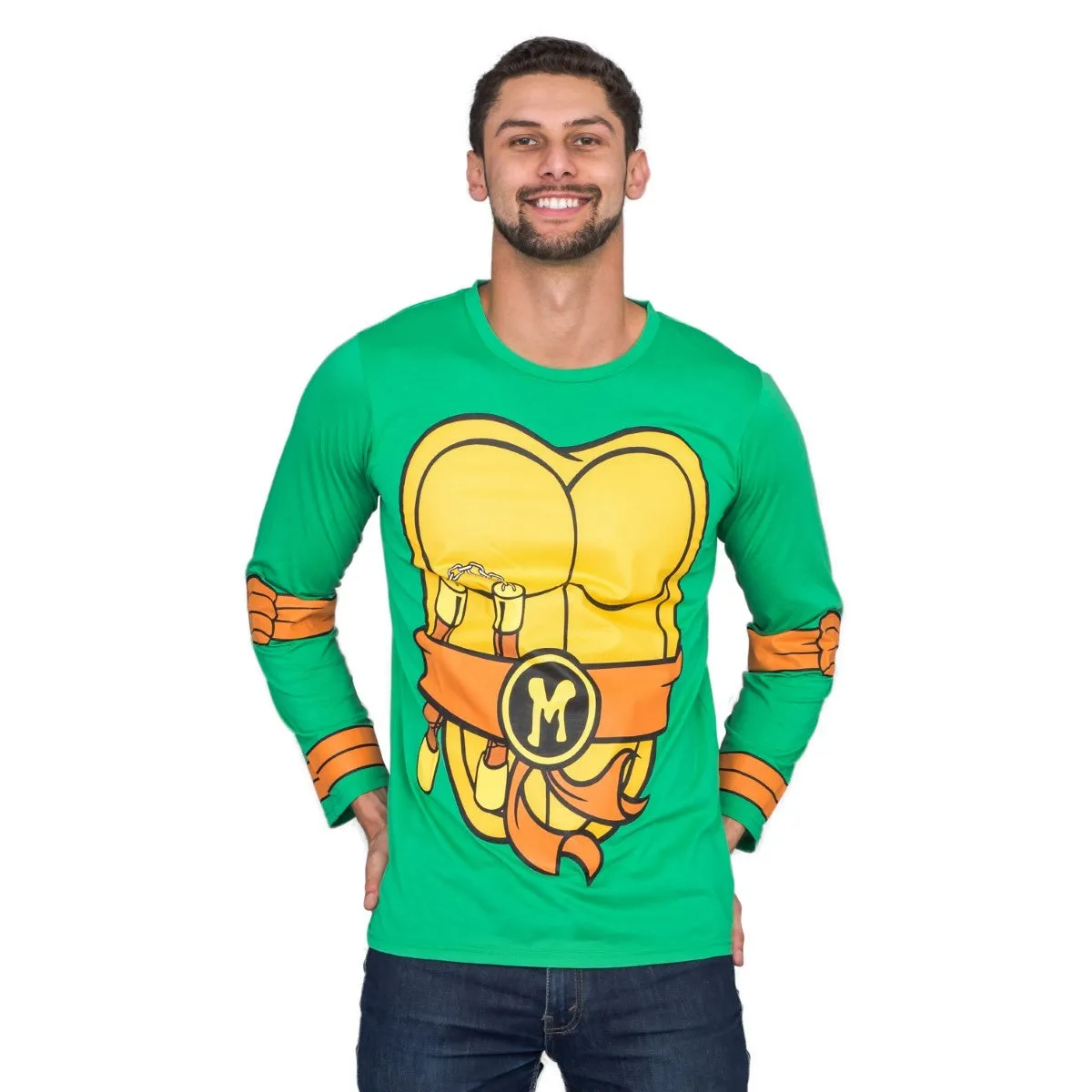 TMNT Long Sleeves Costume T-shirt & Eye Mask