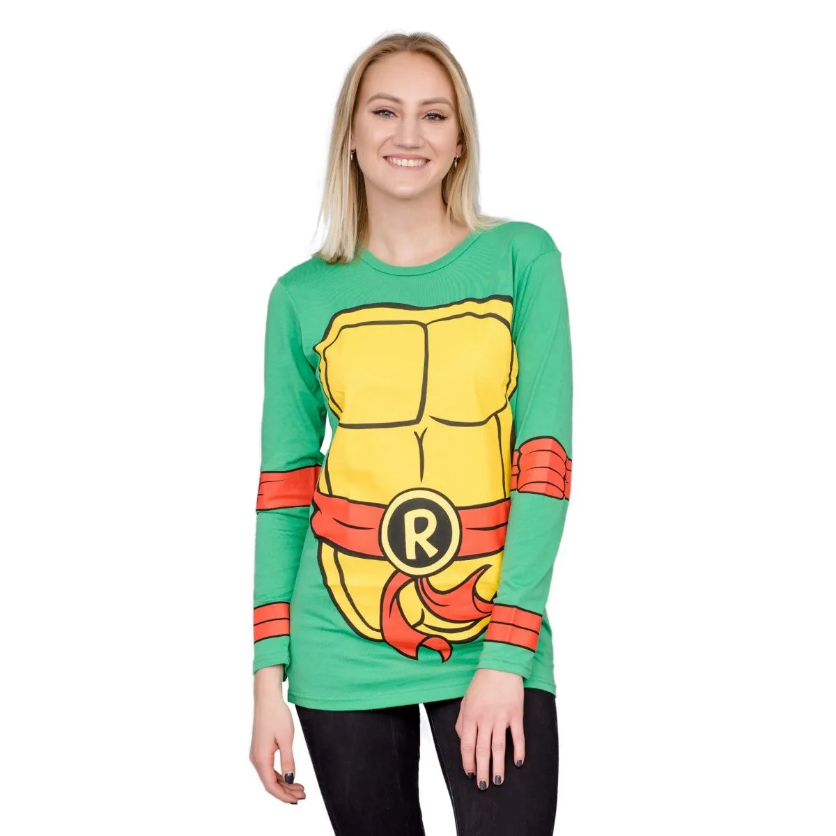 TMNT Long Sleeves Costume T-shirt & Eye Mask