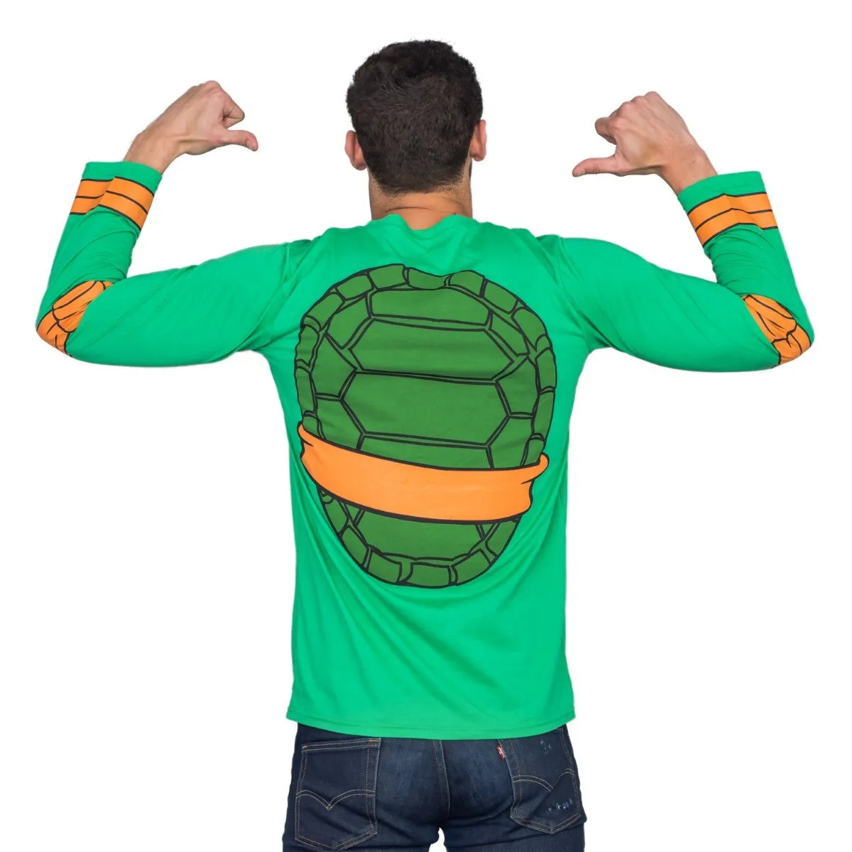 TMNT Long Sleeves Costume T-shirt & Eye Mask