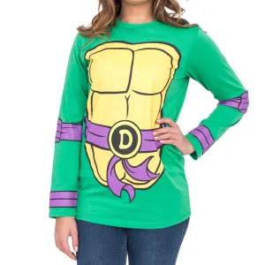 TMNT Long Sleeves Costume T-shirt & Eye Mask