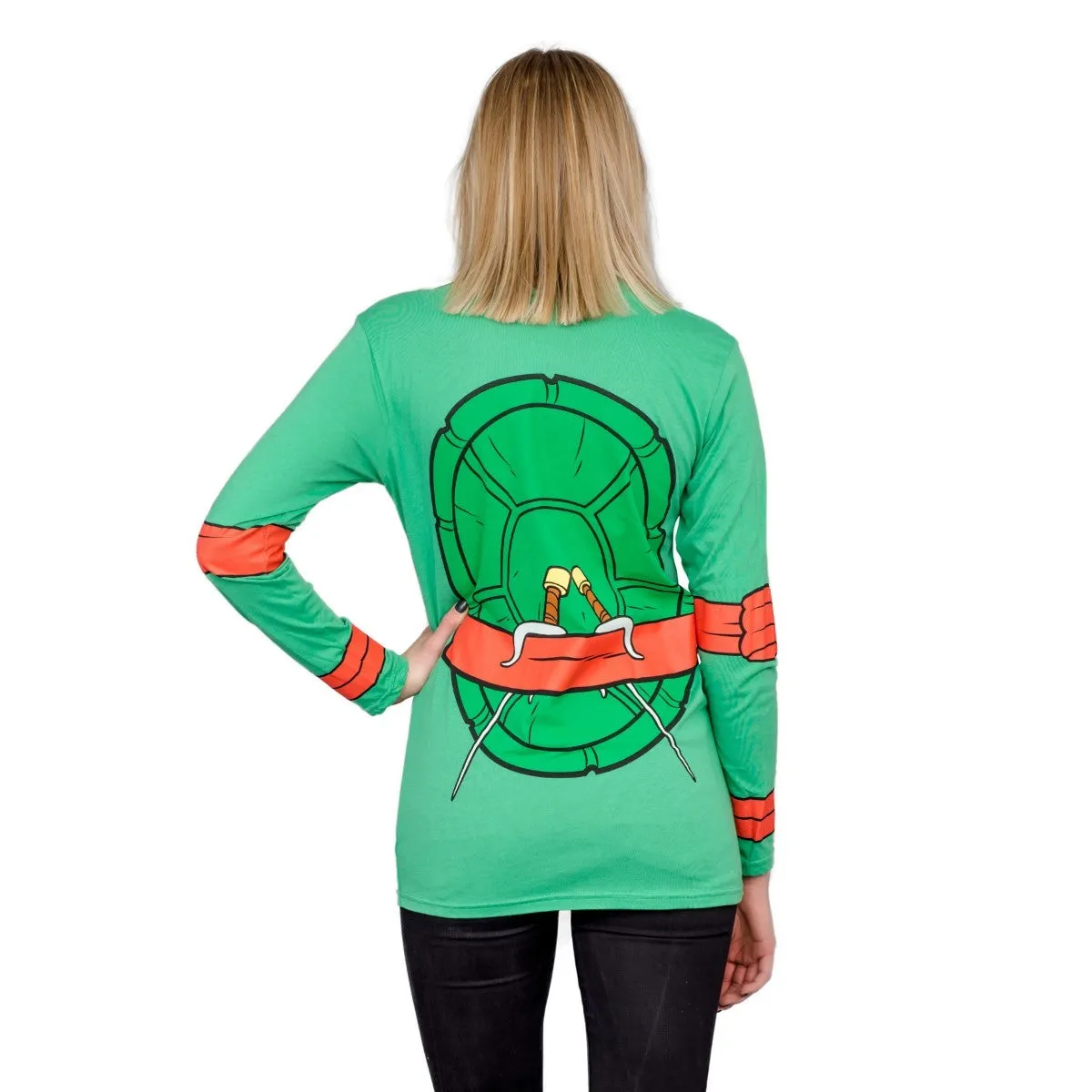 TMNT Long Sleeves Costume T-shirt & Eye Mask