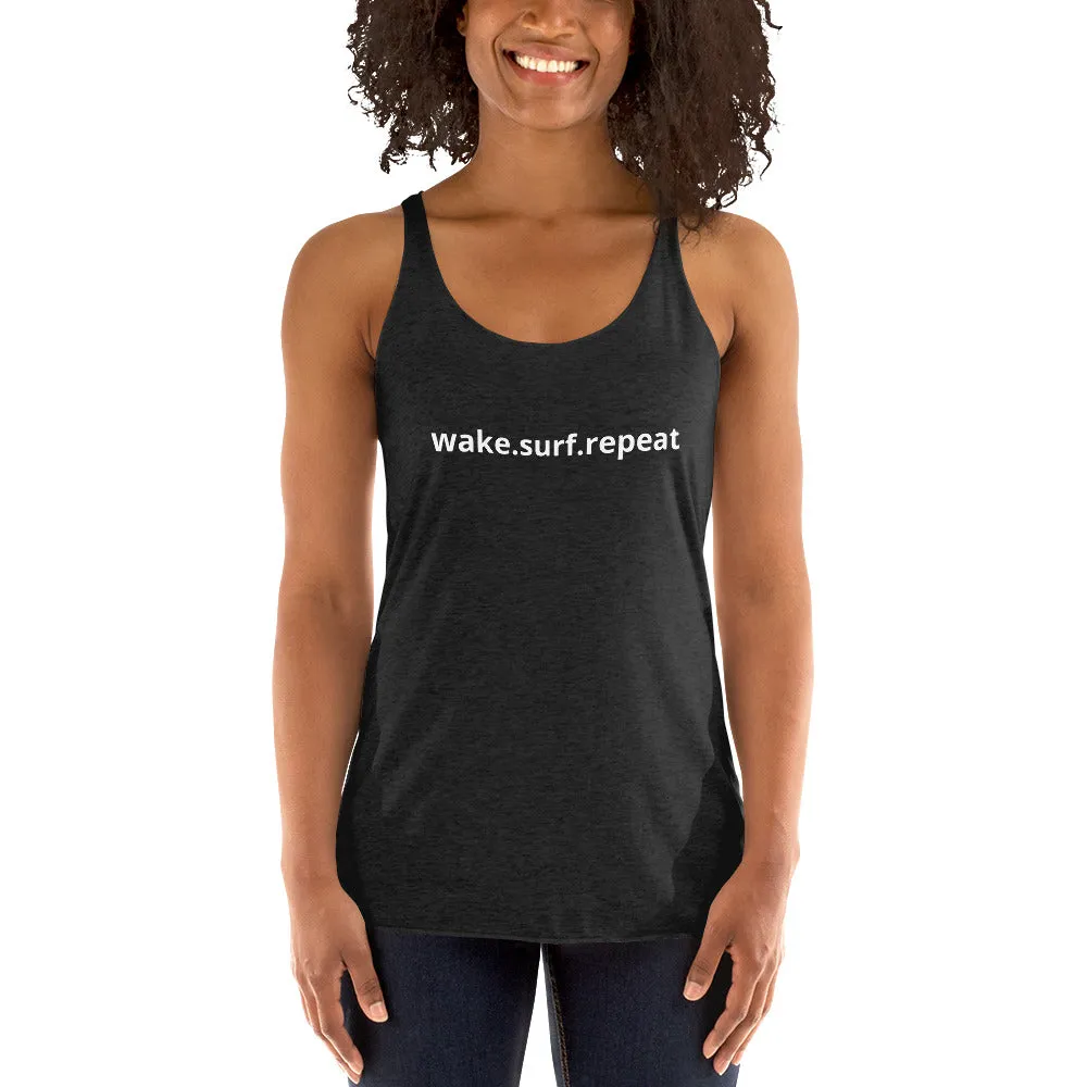 Women's wake.surf.repeat Tank w/ seattlewake on the back