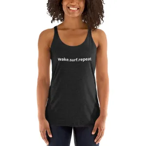 Women's wake.surf.repeat Tank w/ seattlewake on the back